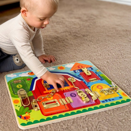 TOOKY TOY edukacinė žaidimo lenta "Pilies ūkis"