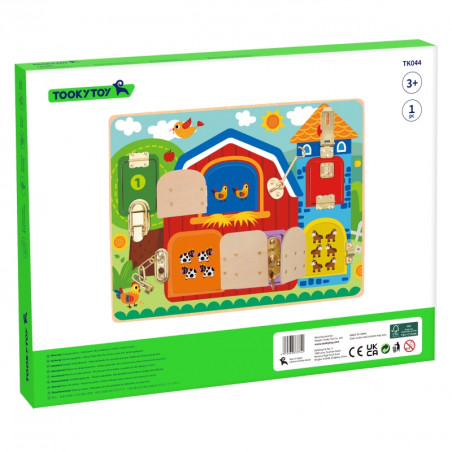 TOOKY TOY edukacinė žaidimo lenta "Pilies ūkis"