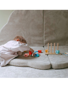 TOOKY TOY Kūrybiniai Mediniai Erdviniai Kaladėlės 3D Krabas 2