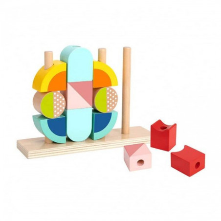 TOOKY TOY Kūrybiniai Mediniai Erdviniai Kaladėlės 3D Krabas TOOKY TOY Kūrybiniai Mediniai Erdviniai Kaladėlės 3D Krabas