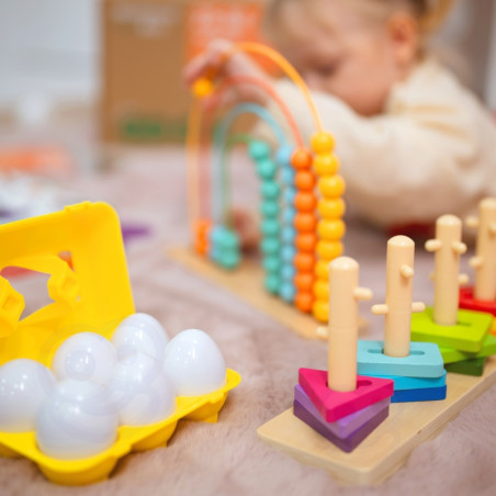 TOOKY TOY Box XXL Montessori Educational Box 7in1 Sensory 25-30 mėnesių TOOKY TOY Box XXL Montessori Educational Box 7in1 Sensory 25-30 mėnesių