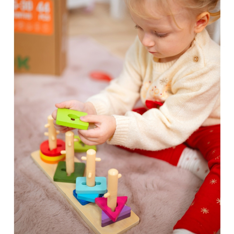 TOOKY TOY Box XXL Montessori Educational Box 7in1 Sensory 25-30 mėnesių