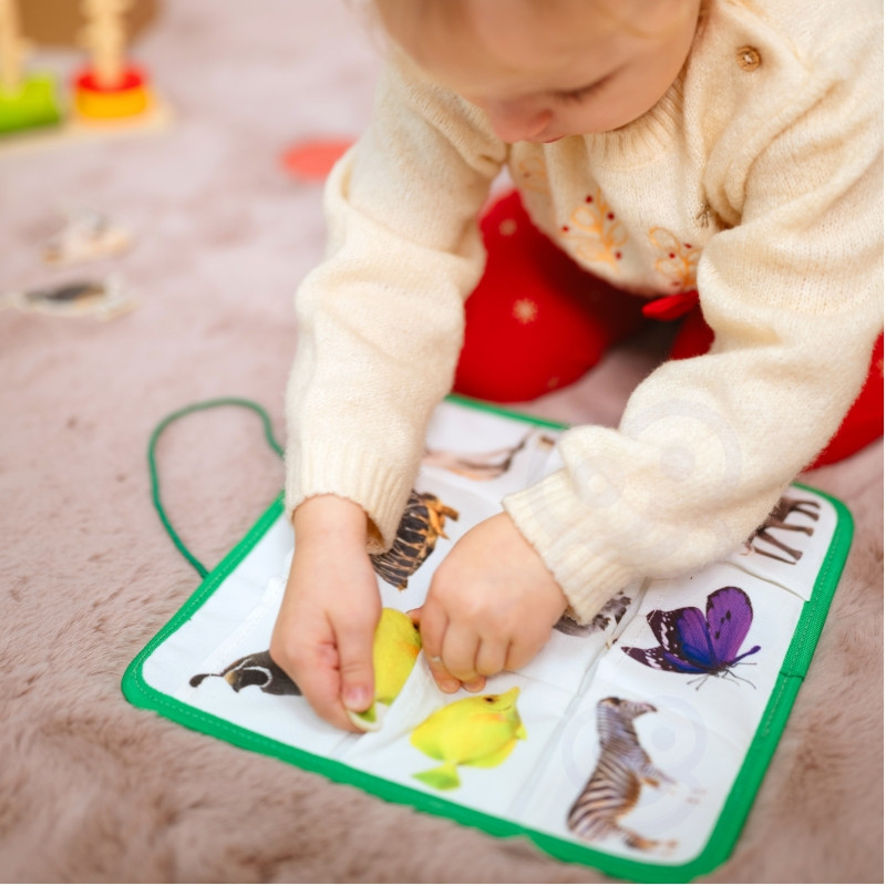 TOOKY TOY Box XXL Монтессори-образовательный сенсорный набор 7-в-1 для детей 25-30 месяцев