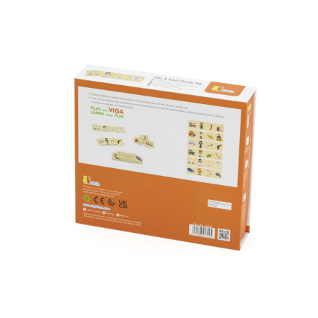 Набор деревянных головоломок VIGA «Соответствие профессий и инструментов»