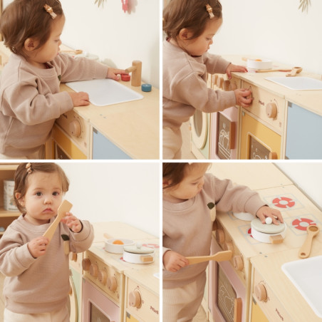 VIGA PolarB medinis virtuvės komplektas XL skalbimo mašinos viryklė indaplovė VIGA PolarB medinis virtuvės komplektas XL skalbimo mašinos viryklė indaplovė