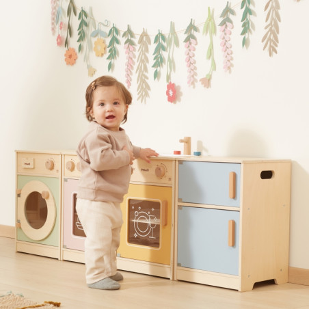 VIGA PolarB medinis virtuvės komplektas XL skalbimo mašinos viryklė indaplovė VIGA PolarB medinis virtuvės komplektas XL skalbimo mašinos viryklė indaplovė