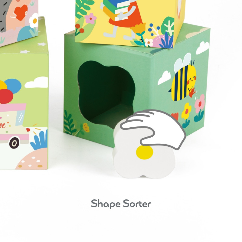 CLASSIC WORLD Puzzle Cubes Box Forest Pyramid 10 деталей FSC