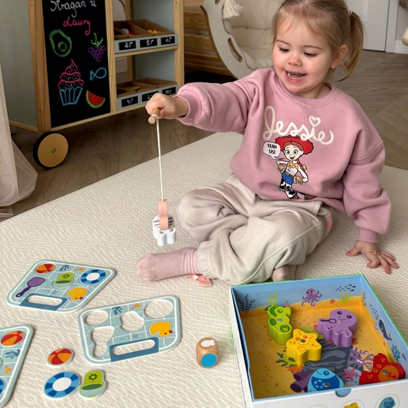 TOOKY TOY Žuvų gaudymo žaidimas Rankdarbių žaidimas