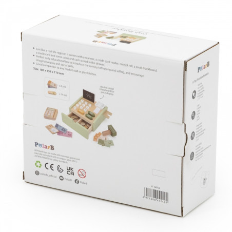 VIGA PolarB Деревянный кассовый аппарат, зеленый