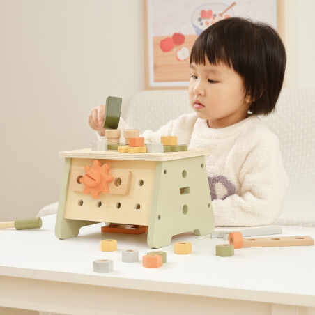 Набор деревянных инструментов VIGA PolarB Mini Workshop 2-в-1