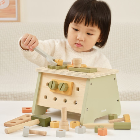 Набор деревянных инструментов VIGA PolarB Mini Workshop 2-в-1