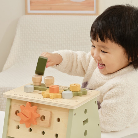 Набор деревянных инструментов VIGA PolarB Mini Workshop 2-в-1