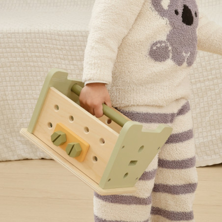 Набор деревянных инструментов VIGA PolarB Mini Workshop 2-в-1