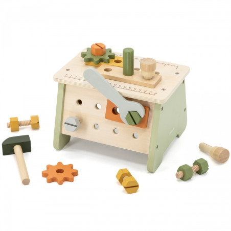 Набор деревянных инструментов VIGA PolarB Mini Workshop 2-в-1