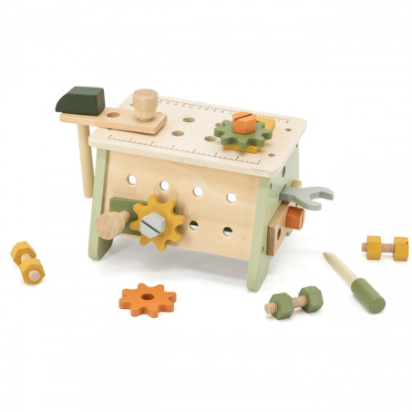 Набор деревянных инструментов VIGA PolarB Mini Workshop 2-в-1