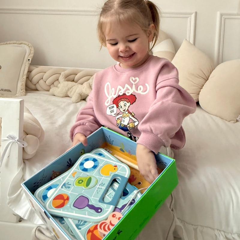 TOOKY TOY Žuvų gaudymo žaidimas Rankdarbių žaidimas