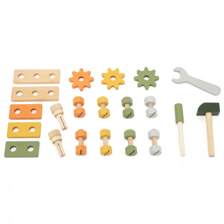 Набор деревянных инструментов VIGA PolarB Mini Workshop 2-в-1