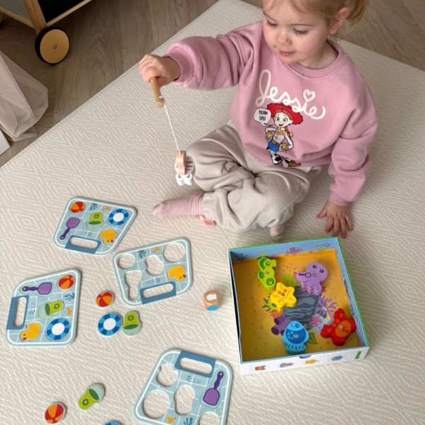 TOOKY TOY Žuvų gaudymo žaidimas Rankdarbių žaidimas TOOKY TOY Žuvų gaudymo žaidimas Rankdarbių žaidimas