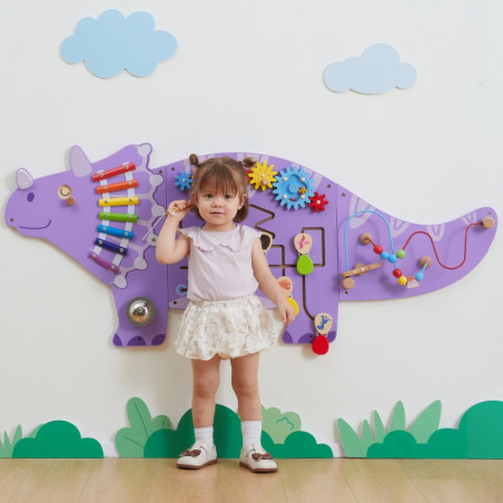 VIGA Medinė edukacinė lenta  EDU Triceratops VIGA Medinė edukacinė lenta  EDU Triceratops