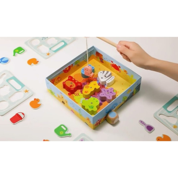 TOOKY TOY Žuvų gaudymo žaidimas Rankdarbių žaidimas TOOKY TOY Žuvų gaudymo žaidimas Rankdarbių žaidimas
