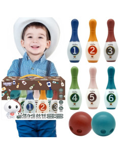 WOOPIE Красочный боулинг для детей с цифрами