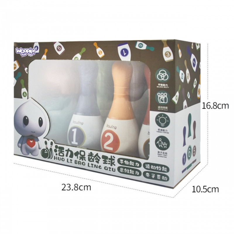 WOOPIE Красочный боулинг для детей с цифрами