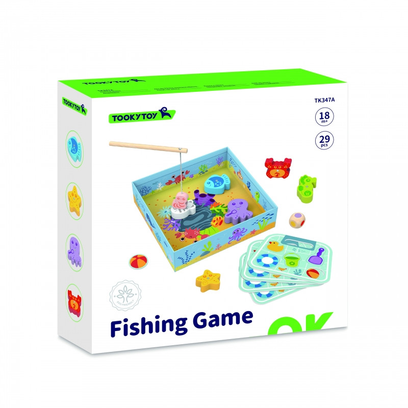 TOOKY TOY Žuvų gaudymo žaidimas Rankdarbių žaidimas
