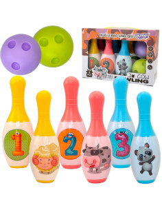 WOOPIE Боулинг для детей Животные и цифры 8 шт.