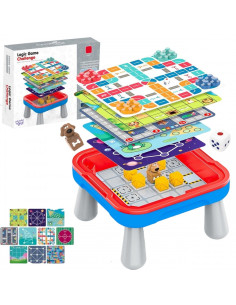 Настольная логическая игра WOOPIE, набор из 65 предметов, 10-в-1