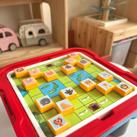 WOOPIE Logic stalo žaidimų stalas 65 vnt. 10-in-1 rinkinys WOOPIE Logic stalo žaidimų stalas 65 vnt. 10-in-1 rinkinys