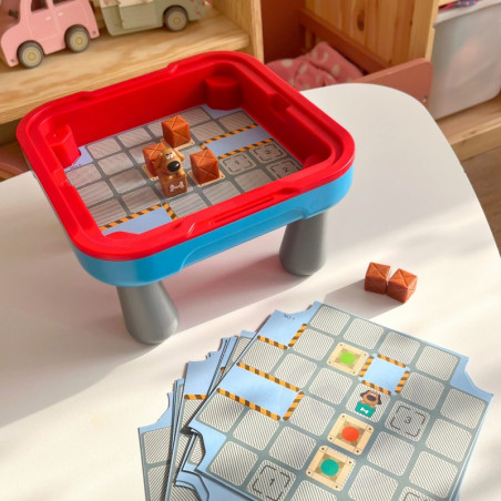 WOOPIE Logic stalo žaidimų stalas 65 vnt. 10-in-1 rinkinys WOOPIE Logic stalo žaidimų stalas 65 vnt. 10-in-1 rinkinys