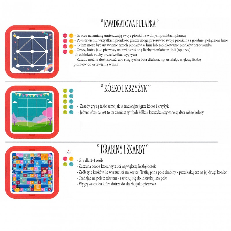 Настольная логическая игра WOOPIE, набор из 65 предметов, 10-в-1