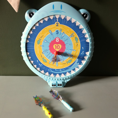 WOOPIE Magnetyczna Gra w Rzutki Bezpieczna Dart Tarcza Wesoły Rekinek WOOPIE Magnetyczna Gra w Rzutki Bezpieczna Dart Tarcza Wesoły Rekinek