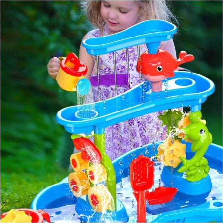 WOOPIE vandens stalas XL Water & Sand Play 37 vnt. WOOPIE vandens stalas XL Water & Sand Play 37 vnt.