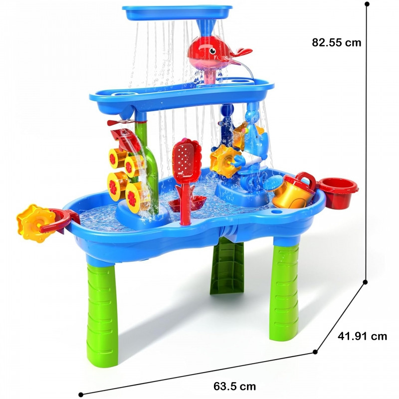 WOOPIE vandens stalas XL Water & Sand Play 37 vnt.