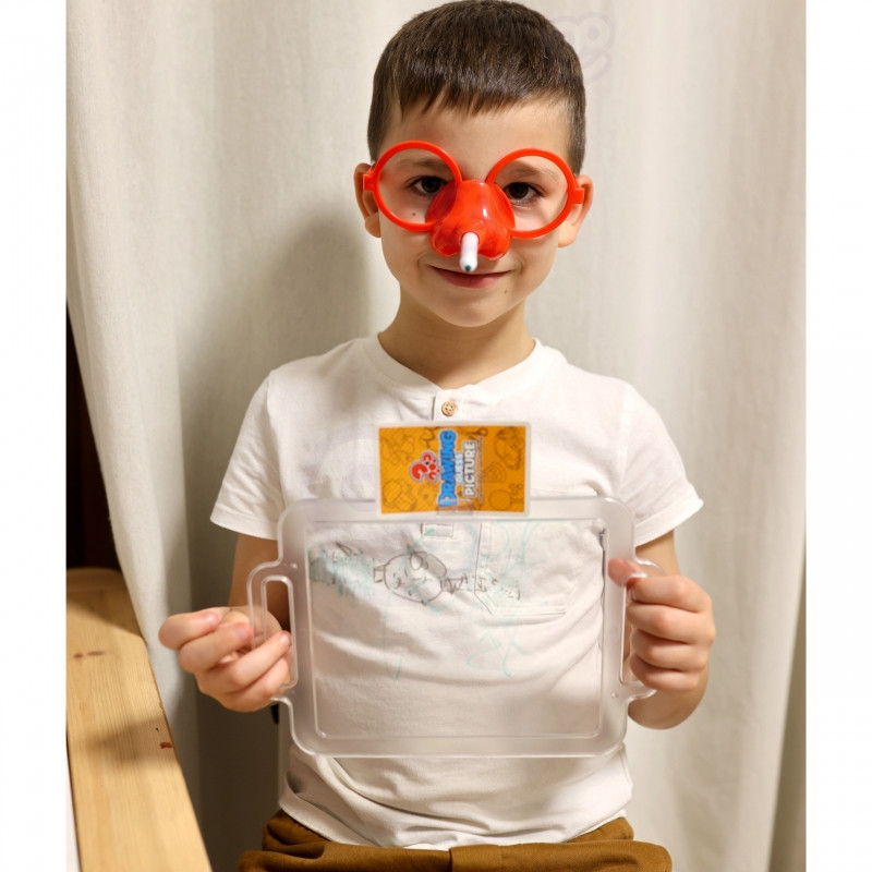 WOOPIE Charades žaidimas "Draw and Guess the Picture" nosies dažymas
