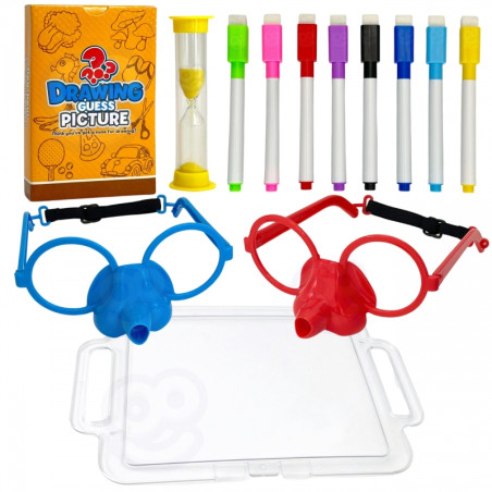 WOOPIE Charades žaidimas "Draw and Guess the Picture" nosies dažymas WOOPIE Charades žaidimas "Draw and Guess the Picture" nosies dažymas