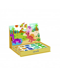 TOOKY TOY Magnetic Jigsaw Puzzle Dinosaurs