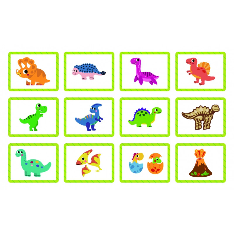 TOOKY TOY Magnetic Jigsaw Puzzle Dinosaurs
