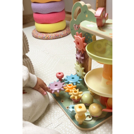 WOOPIE GREEN Montessori kulodromo veiklos medis 4in1 FSC