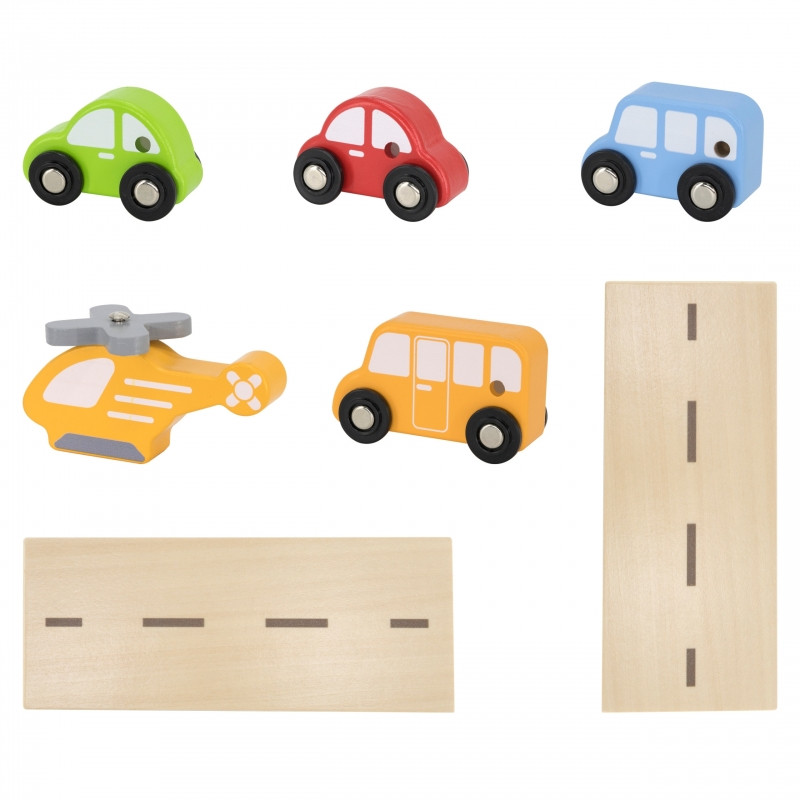 Деревянная парковка VIGA для автомобилей с лифтом на 4 машины и вертолетом