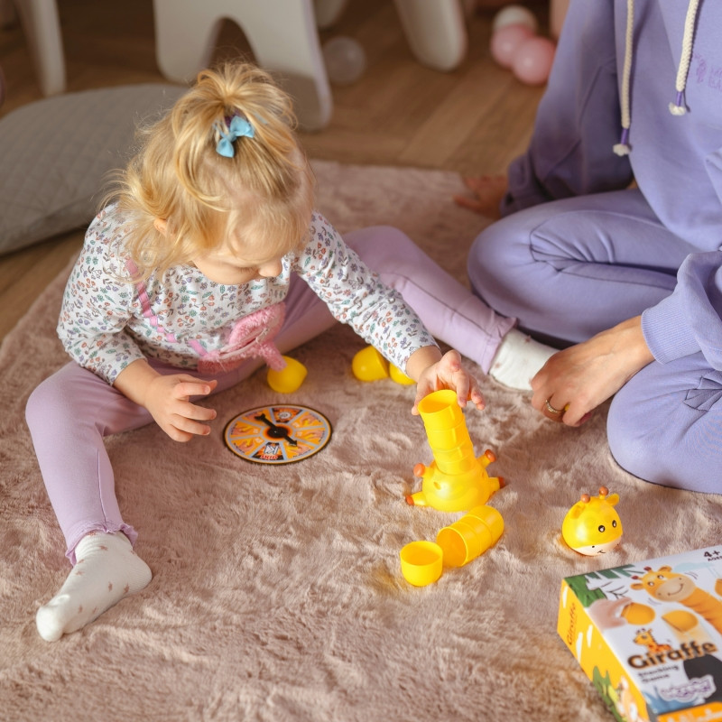 WOOPIE Giraffe Cup Stacking Arcade Game