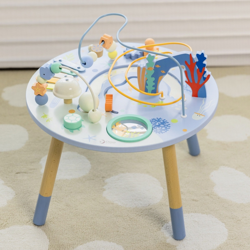 Classic World muzikinis ir edukacinis užsiėmimų stalas "Jūros gyvenimas"