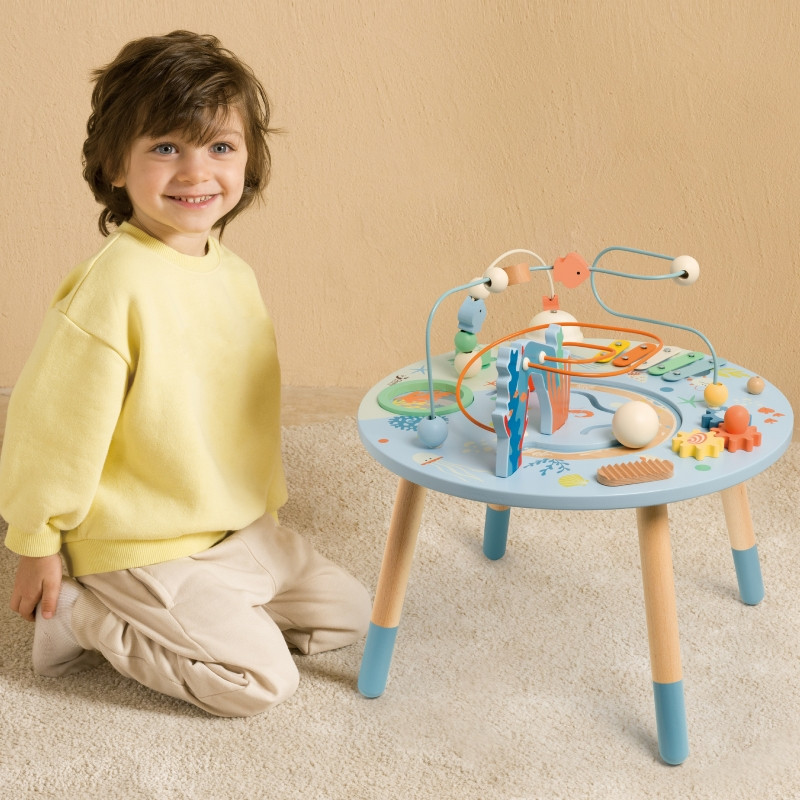 Classic World muzikinis ir edukacinis užsiėmimų stalas "Jūros gyvenimas"