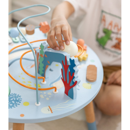 Classic World muzikinis ir edukacinis užsiėmimų stalas "Jūros gyvenimas"