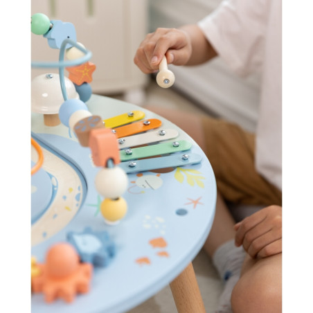 Classic World muzikinis ir edukacinis užsiėmimų stalas "Jūros gyvenimas"