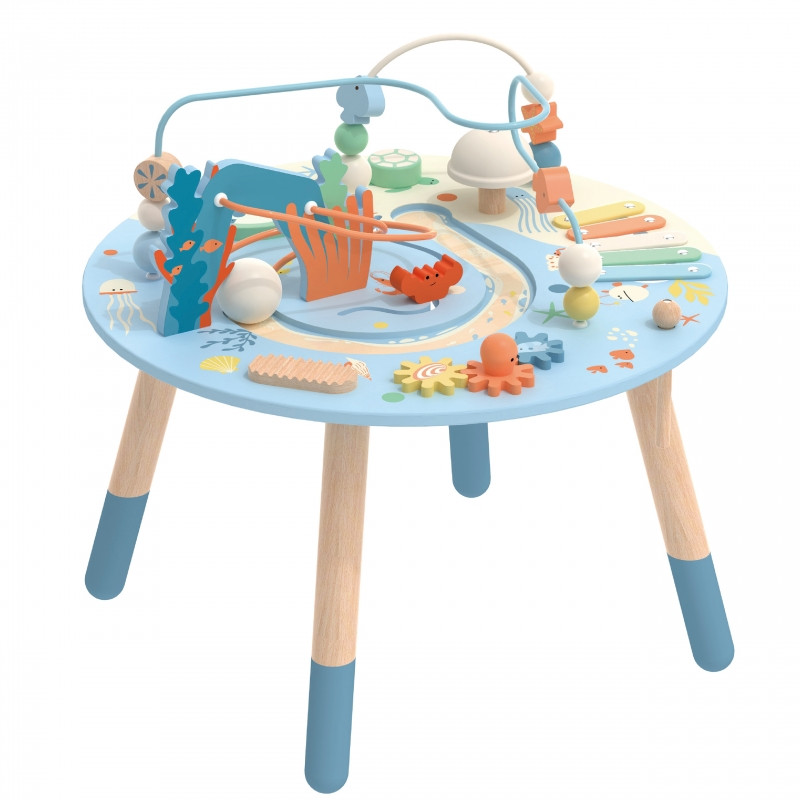 Classic World muzikinis ir edukacinis užsiėmimų stalas "Jūros gyvenimas"