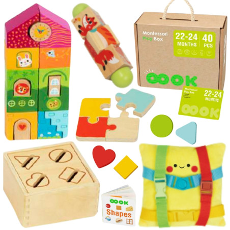 TOOKY TOY Box XXL Montessori edukacinė dėžutė 7in1 sensorinis 22-24 mėnesiai TOOKY TOY Box XXL Montessori edukacinė dėžutė 7in1 sensorinis 22-24 mėnesiai