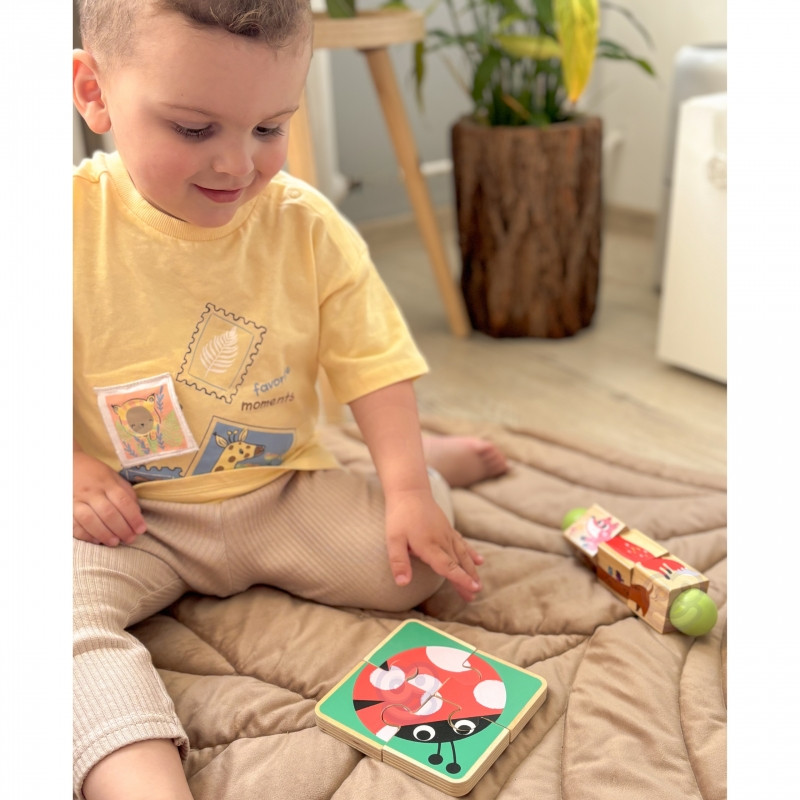 TOOKY TOY Box XXL Montessori edukacinė dėžutė 7in1 sensorinis 22-24 mėnesiai