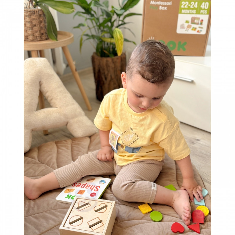 TOOKY TOY Box Pudełko XXL Montessori Edukacyjne 7w1 Sensoryczne 22-24 Mies